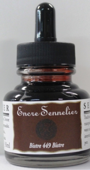 Sennelier ink 449 Bistre 30 ml (100 ml=20,90 €)